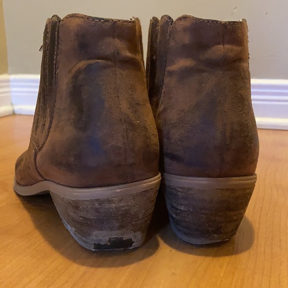 Brown Leather Booties - Picture 5 of 6